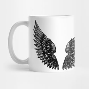 Angel Christian Hope Religion Symbolic Peace Tattoo Wings Mug